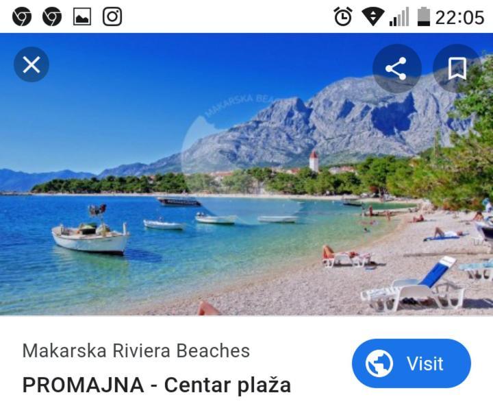Top Studio 9 Makarska Rivijera Promajna Zewnętrze zdjęcie